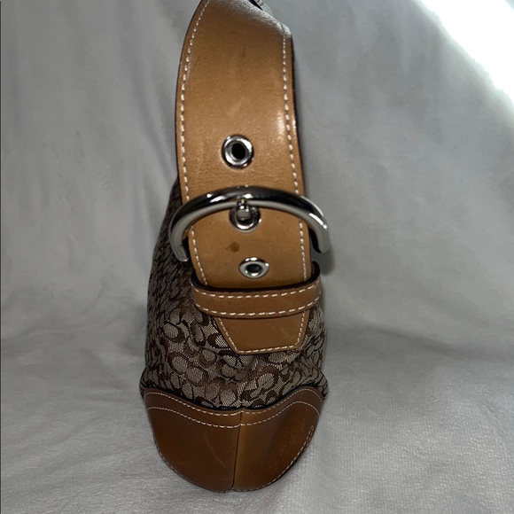 Coach Brown Patterned Small Bag - Picture 4 of 8